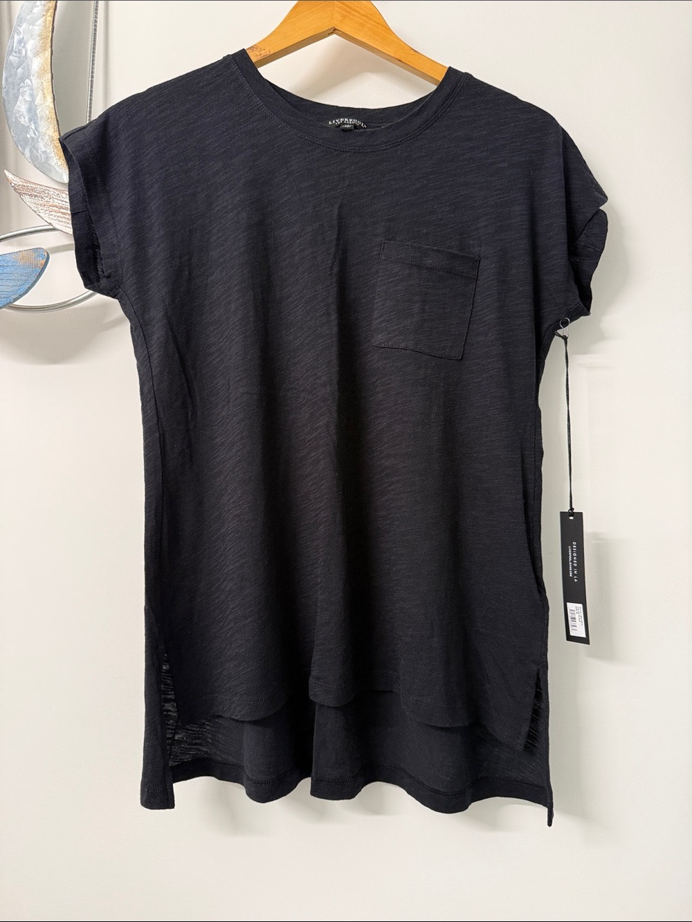 Liverpool Black Short Sleeve Pocket Tee
